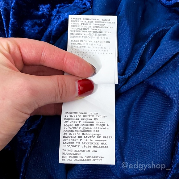 Therapy | Stretch Crushed Velvet Dress NWOT - Picture 6 of 8